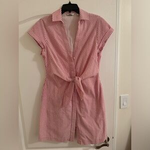 Vineyard Vines Pink Seersucker Dress size 10